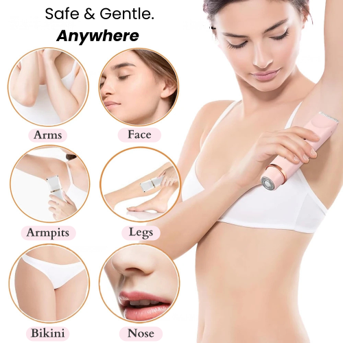 Zynae 2-in-1 Electric Dual Head Shaver